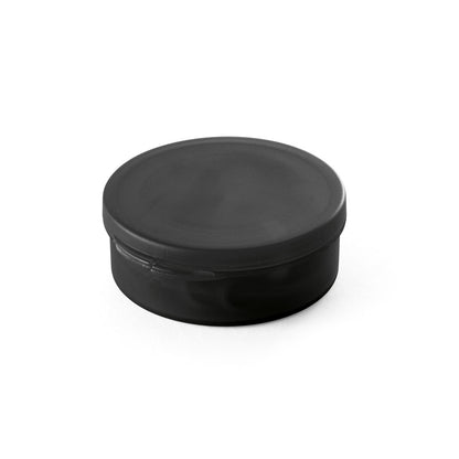 GERMAIN promotional headphones in black with custom logo branding