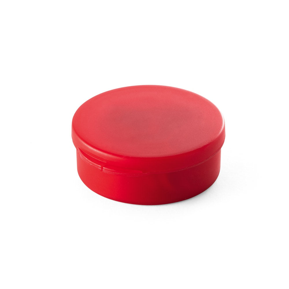 GERMAIN promotional headphones in red with custom logo branding