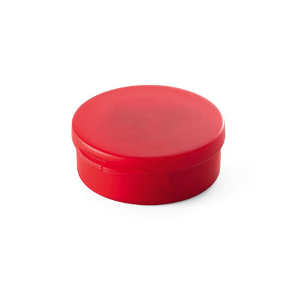 GERMAIN promotional headphones in red with custom logo branding