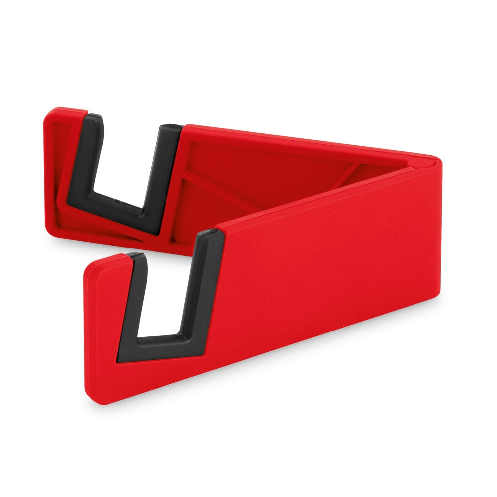 HOOKE promotional tech gadget in red (detail view) with custom logo branding