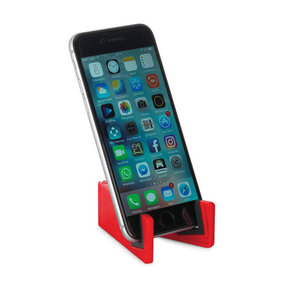 HOOKE promotional tech gadget in red (detail view) with custom logo branding