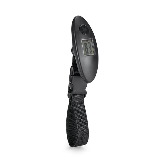 CHECKIN promotional travel accessory in black with custom logo branding