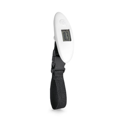 CHECKIN promotional travel accessory in white with custom logo branding