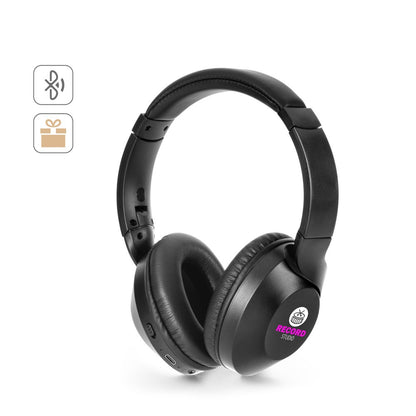 HENDRIX promotional headphones (complete set view) with custom logo branding