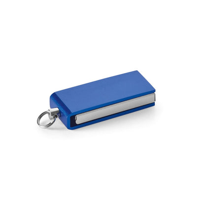 SIMON 8GB promotional USB drive in royal blue with custom logo branding