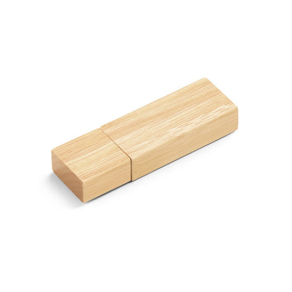 VENTER 8GB promotional USB drive in light natural with custom logo branding