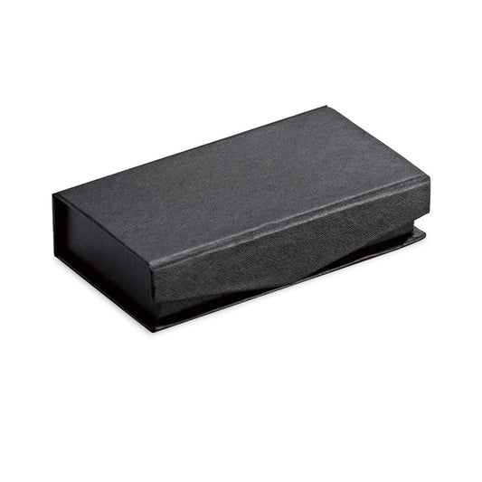 BRAGG 8GB promotional USB drive in black (gift box packaging) with custom logo branding