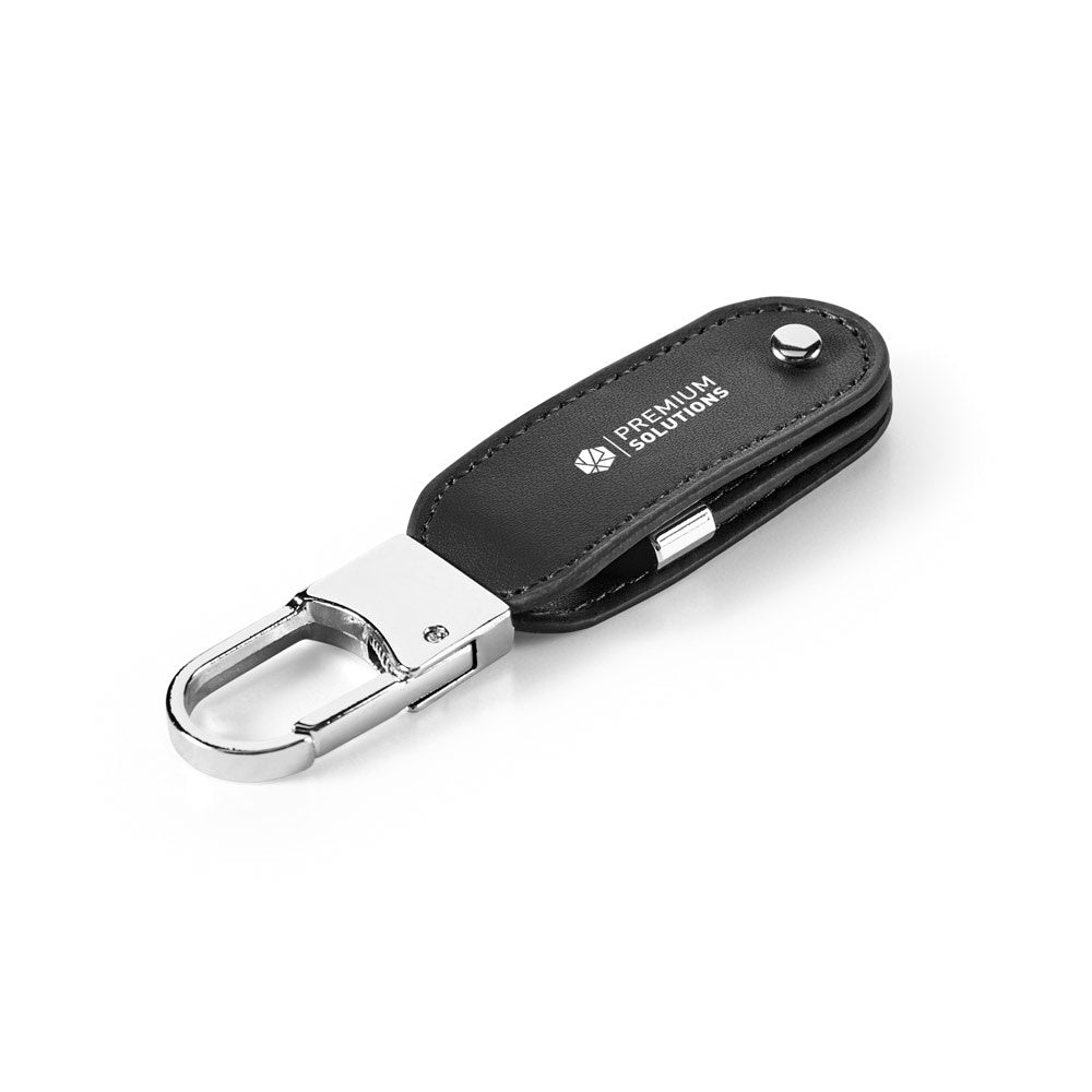 BRAGG 8GB promotional USB drive in black with custom logo branding