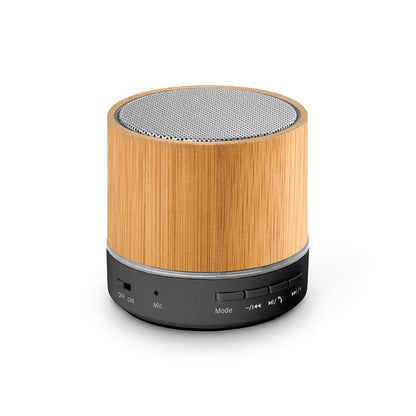 RE-GLASHOW promotional speaker in natural with custom logo branding