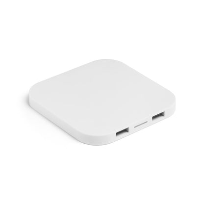 CAROLINE promotional power bank in white with custom logo branding