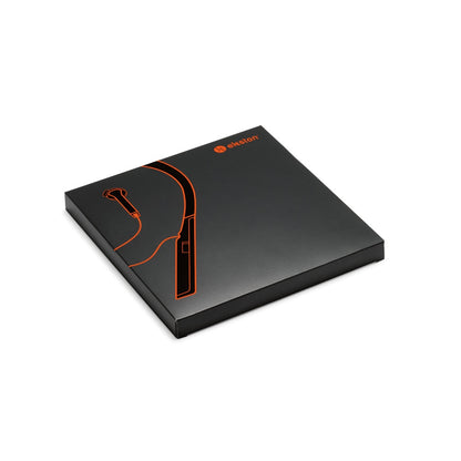 HEARKEEN promotional headphones in black (gift box packaging) with custom logo branding