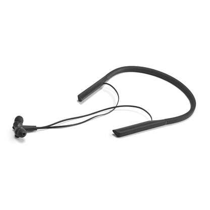 HEARKEEN promotional headphones in black with custom logo branding