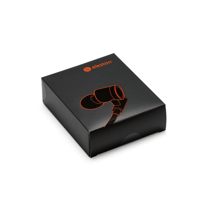 VIBRATION promotional headphones in silver (gift box packaging) with custom logo branding
