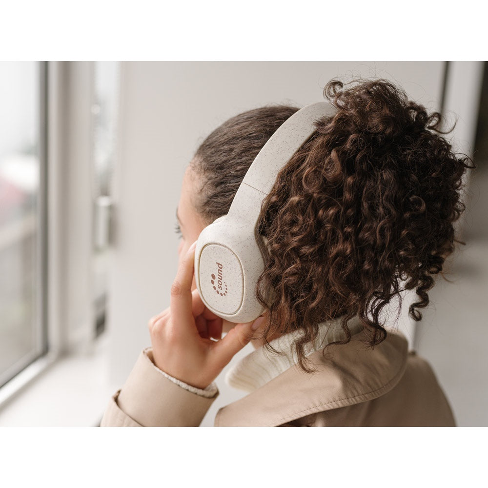 FEYNMAN promotional headphones with custom logo branding