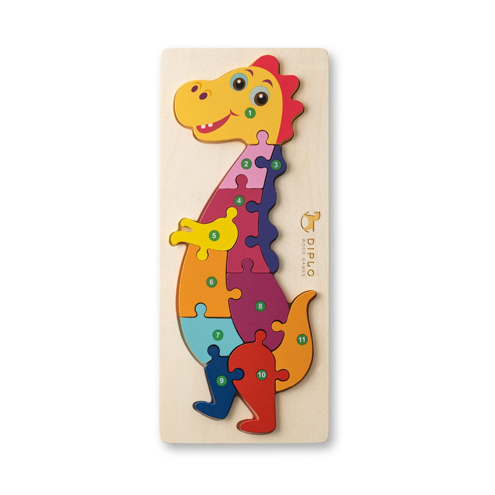 DIPLODOCO promotional game in light natural with custom logo branding