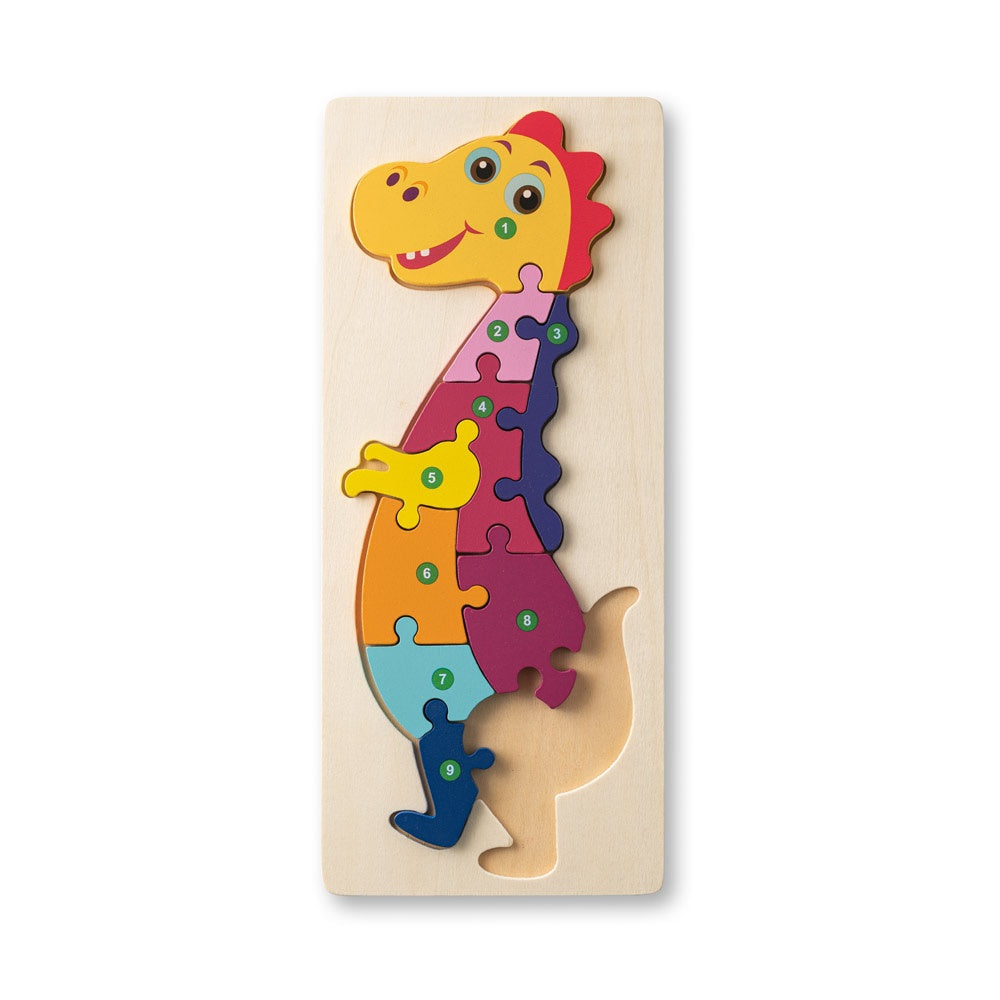 DIPLODOCO promotional game in light natural (detail view) with custom logo branding