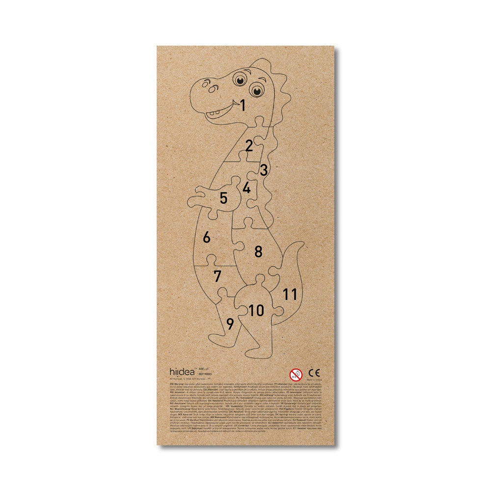 DIPLODOCO promotional game in light natural (gift box packaging) with custom logo branding