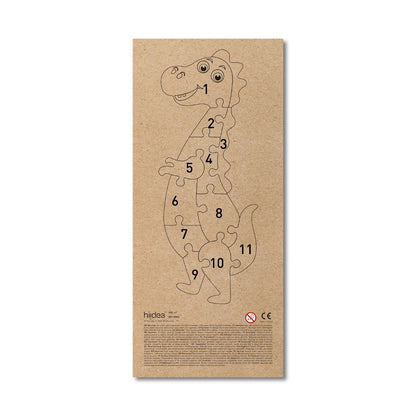 DIPLODOCO promotional game in light natural (gift box packaging) with custom logo branding