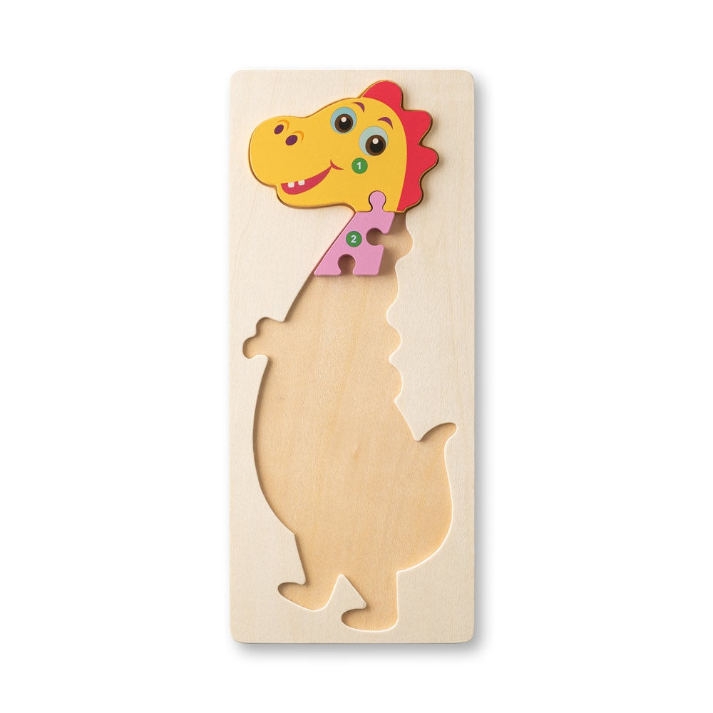 DIPLODOCO promotional game in light natural (detail view) with custom logo branding