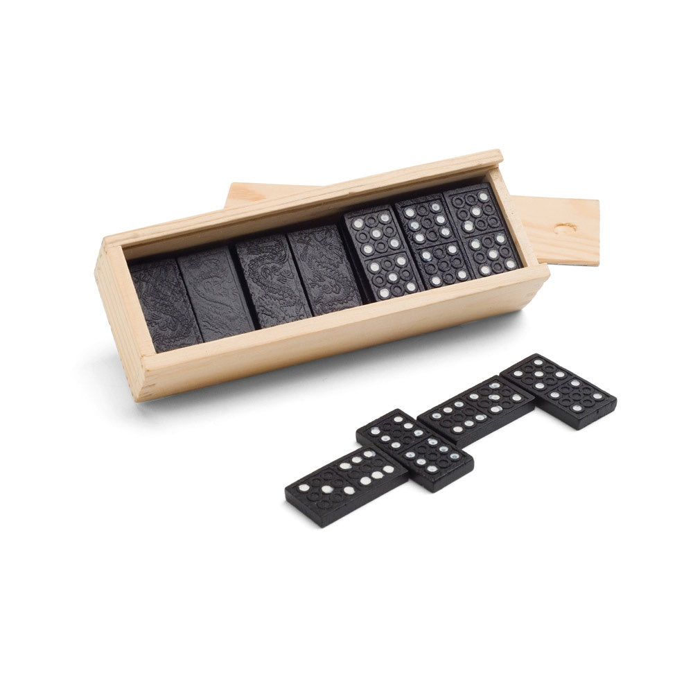MIGUEL promotional game in light natural with custom logo branding