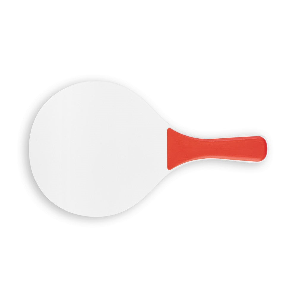 FILIPINAS promotional travel accessory in red (detail view) with custom logo branding