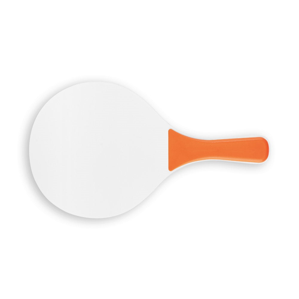 FILIPINAS promotional travel accessory in orange (detail view) with custom logo branding