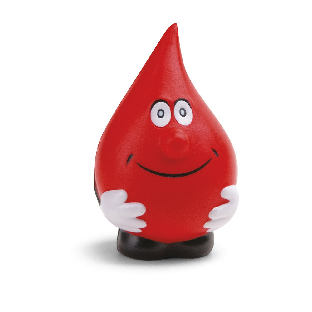 REDS promotional wellness gift in red (detail view) with custom logo branding