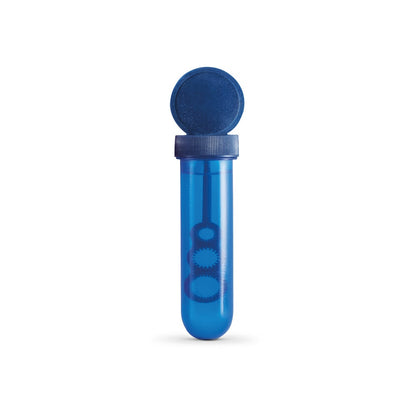 BUBBLY promotional game in blue (detail view) with custom logo branding