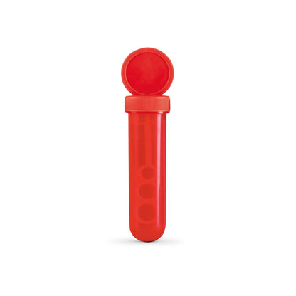 BUBBLY promotional game in red with custom logo branding