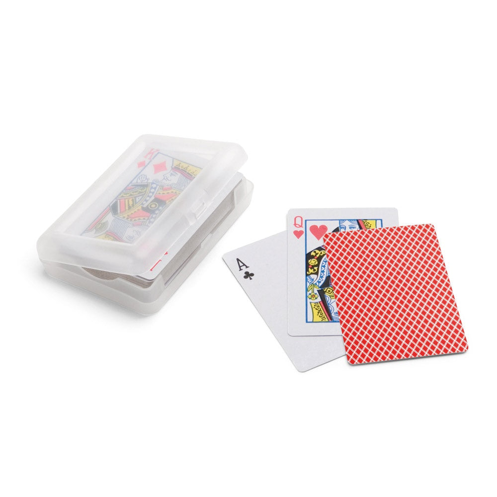 JOHAN promotional game in red with custom logo branding