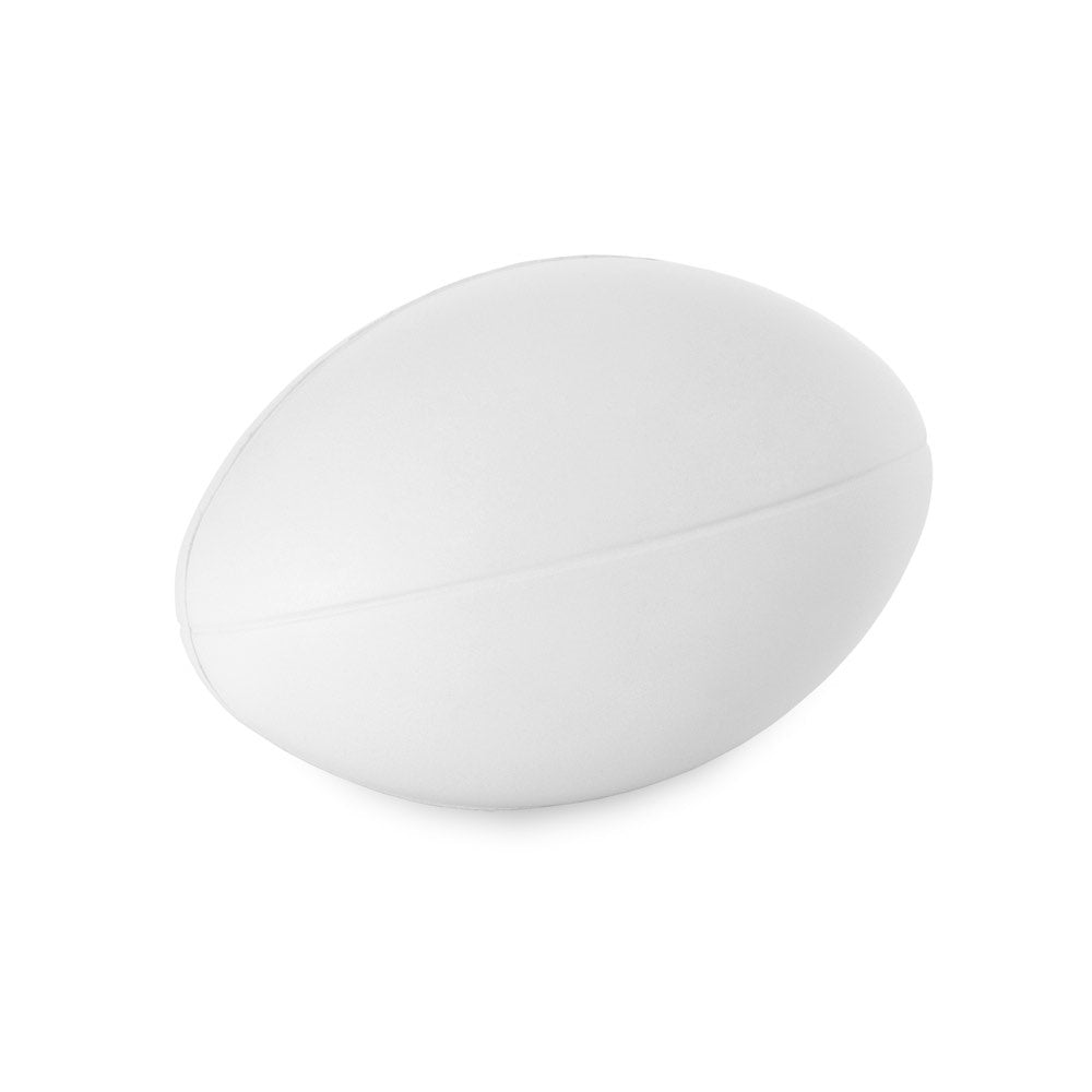 RUGBY promotional wellness gift in white with custom logo branding