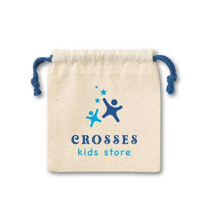 CROSSES promotional game in light natural with custom logo branding