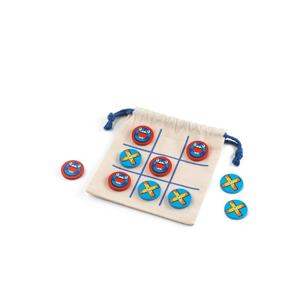 CROSSES promotional game (complete set view) with custom logo branding