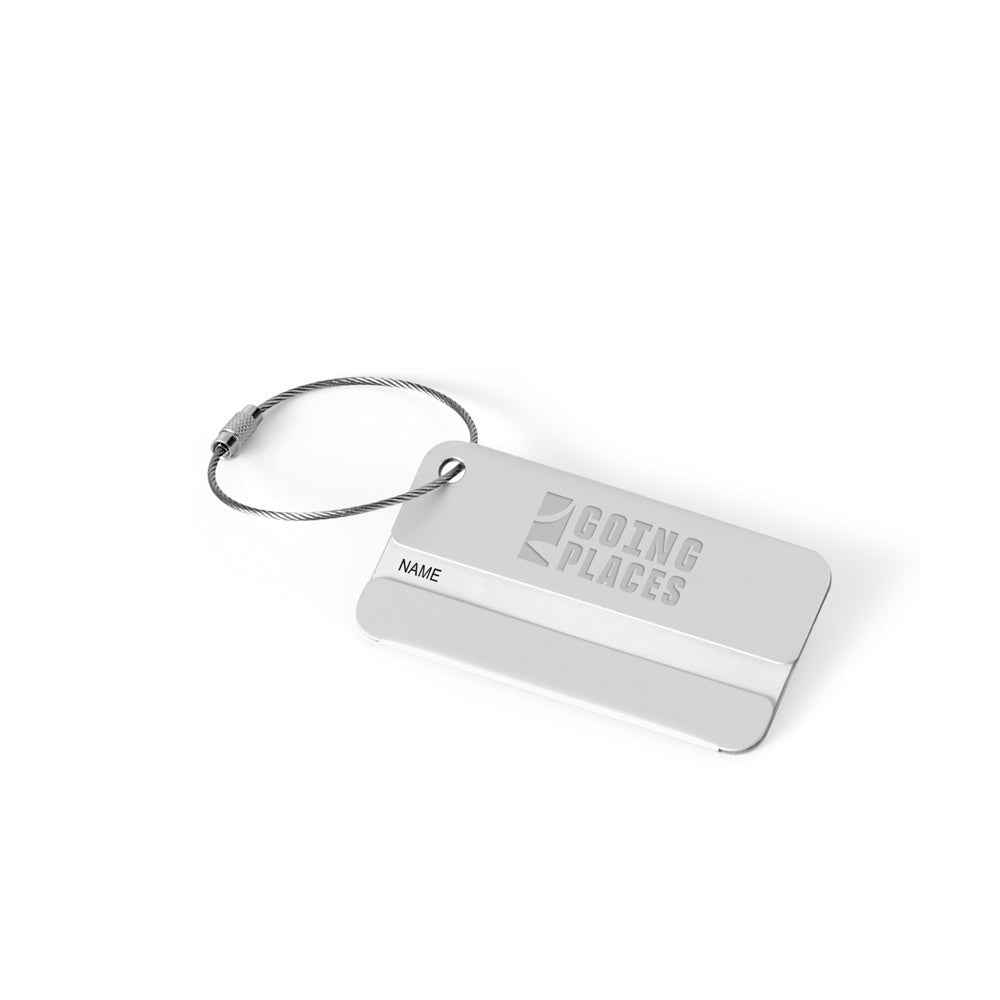 EMIL promotional travel accessory (complete set view) with custom logo branding