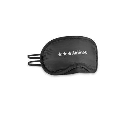 DOZY promotional travel accessory in black with custom logo branding