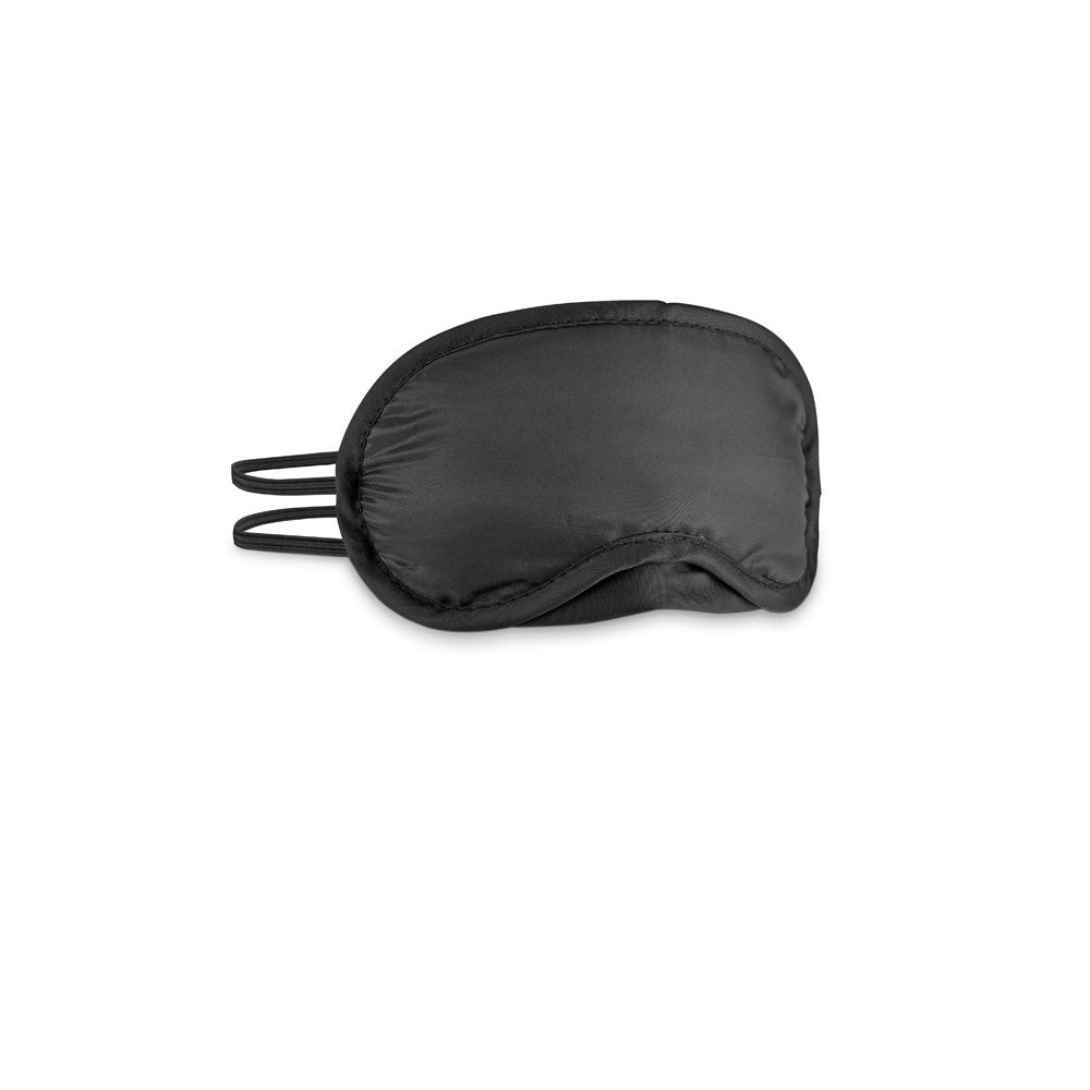 DOZY promotional travel accessory in black with custom logo branding