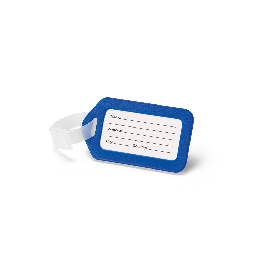 FINDO promotional travel accessory in royal blue with custom logo branding
