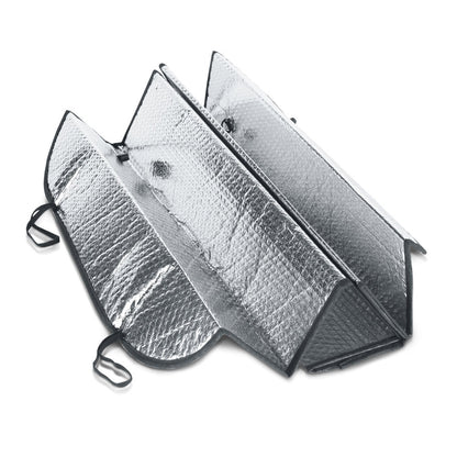 CRADLE promotional travel accessory in silver with custom logo branding