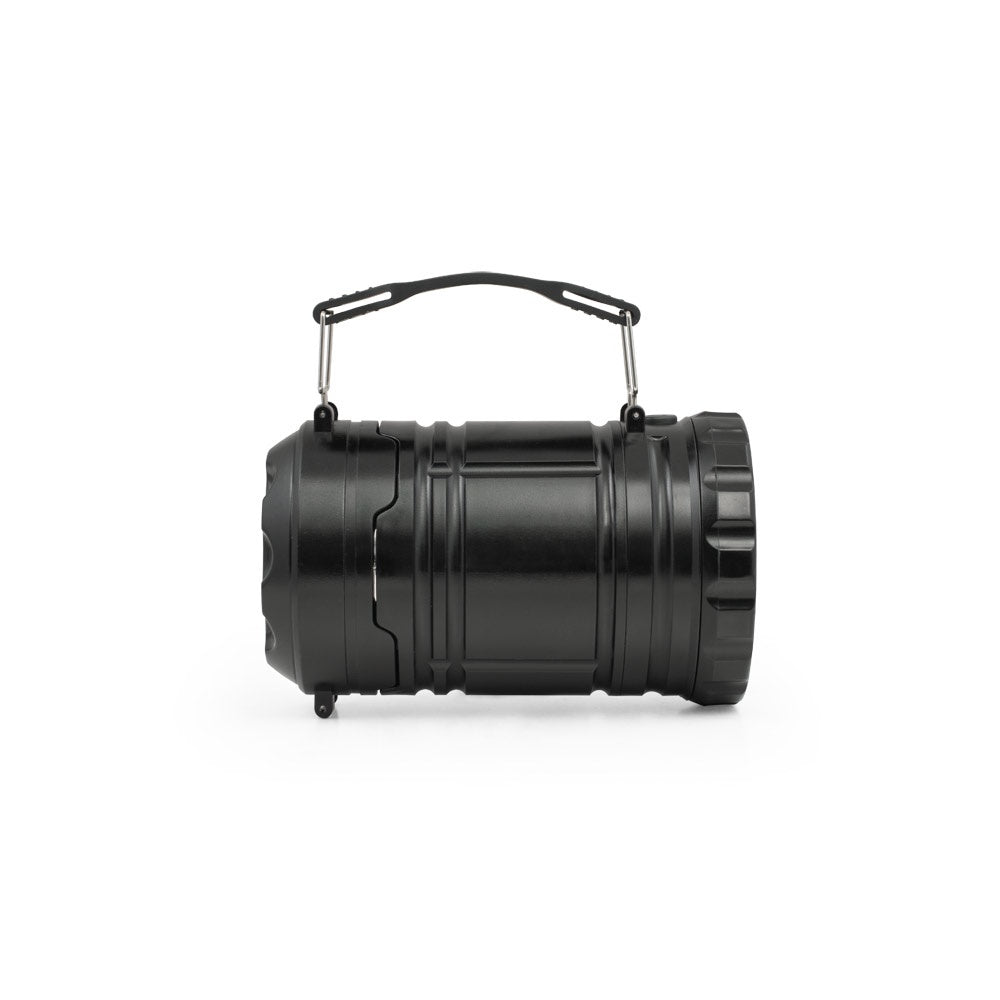 OLYMPOS promotional camping item in black (detail view) with custom logo branding
