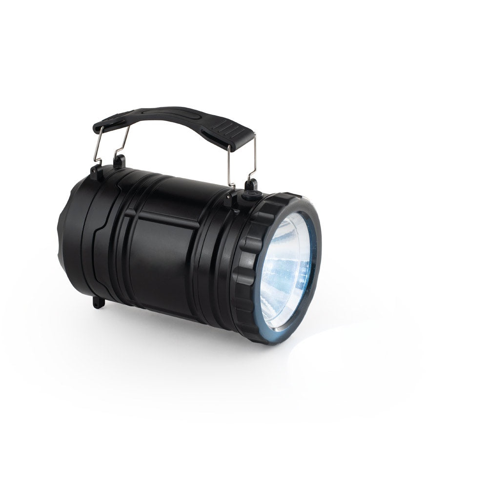 OLYMPOS promotional camping item in black (detail view) with custom logo branding