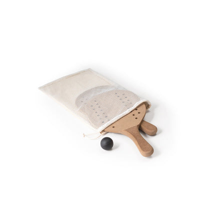 TAPIA promotional travel accessory in dark natural (detail view) with custom logo branding