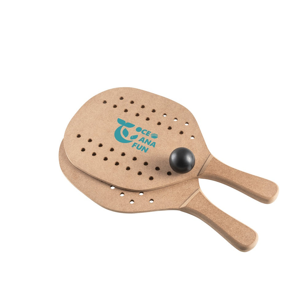 TAPIA promotional travel accessory (complete set view) with custom logo branding