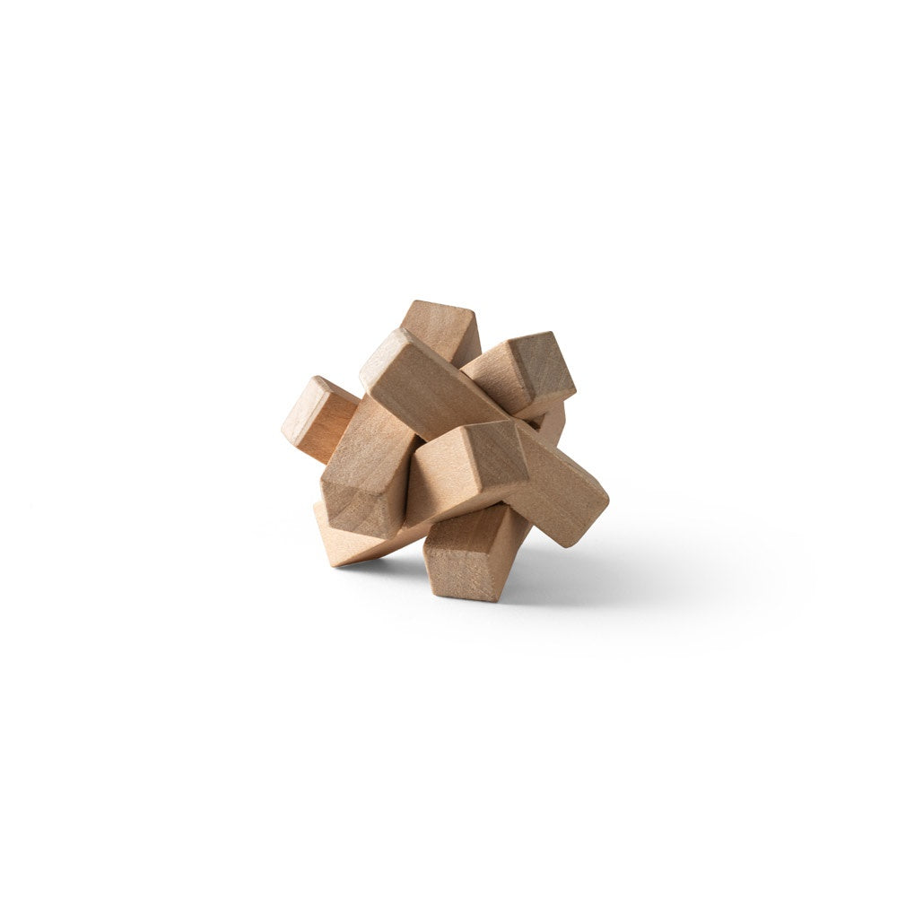 NIVEK promotional game in natural with custom logo branding