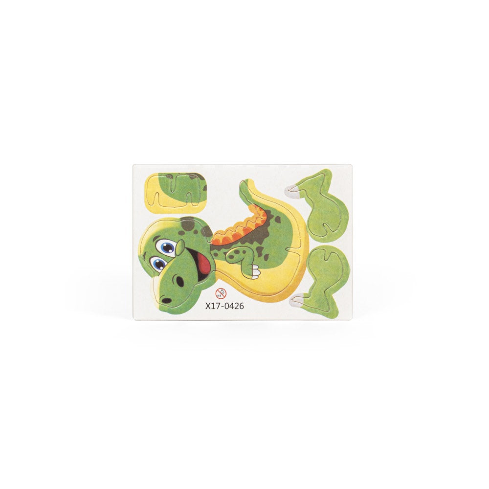 DINOSAURUS promotional game in natural (detail view) with custom logo branding