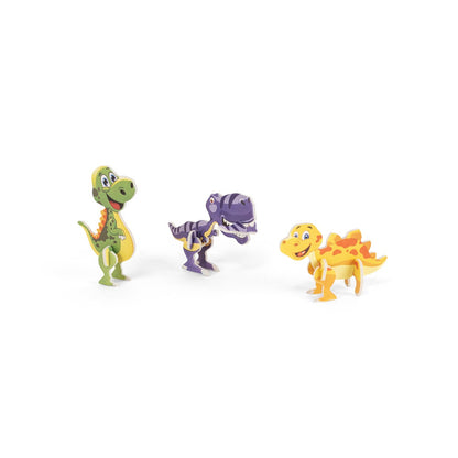 DINOSAURUS promotional game in natural with custom logo branding