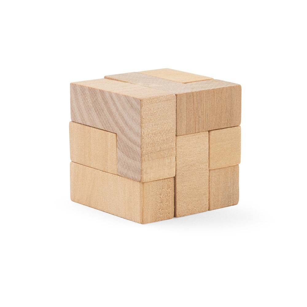 OMBER promotional game in natural with custom logo branding