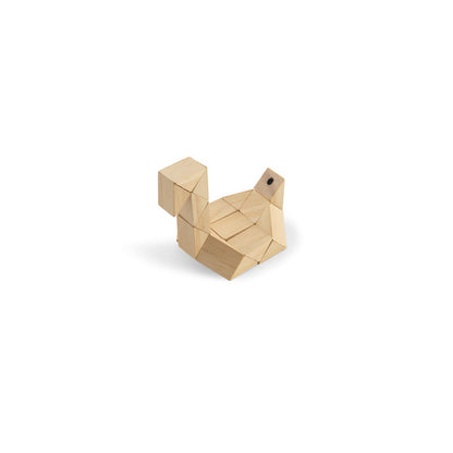 THINKO promotional game in natural (detail view) with custom logo branding