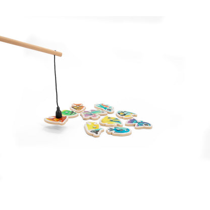 FISHY promotional game in natural (detail view) with custom logo branding