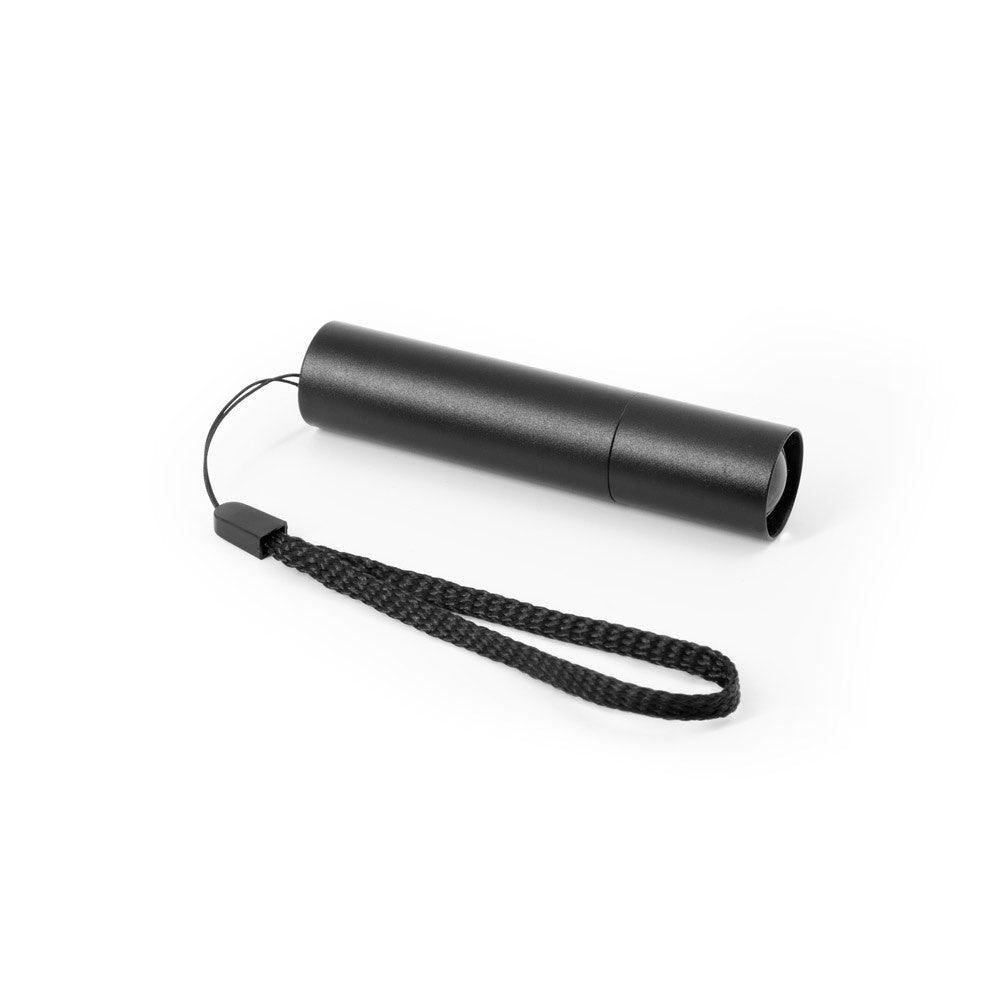 BRUCE promotional camping item in black with custom logo branding