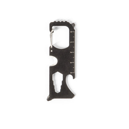 SCREWY promotional multi-tool in black (detail view) with custom logo branding